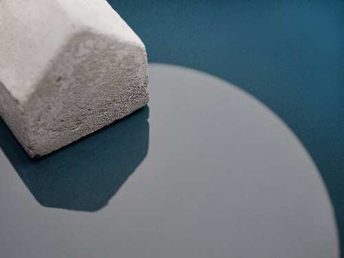 Lacobel Blue Vintage REF 4520 6 mm auf Floatglas 