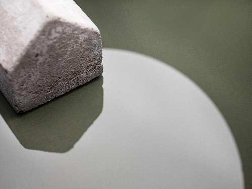 [1647] Lacobel Green Artichoke REF 4620 6 mm auf Floatglas 