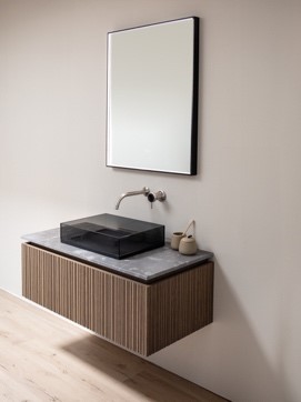 [B-Line eckig 750 x 900] Black Line Höhe 900mm